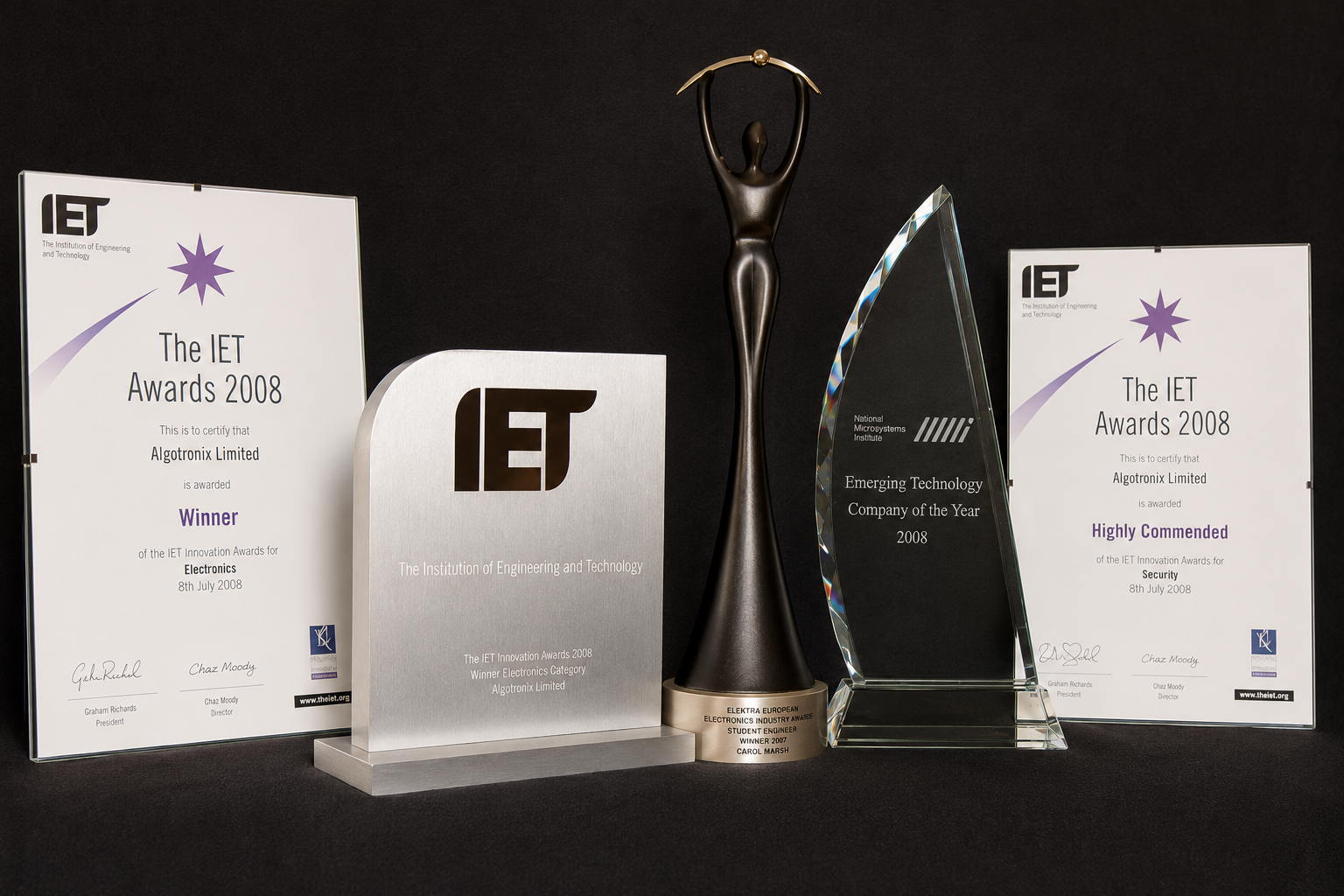 Elektra IET and NMI awards for DesignTag