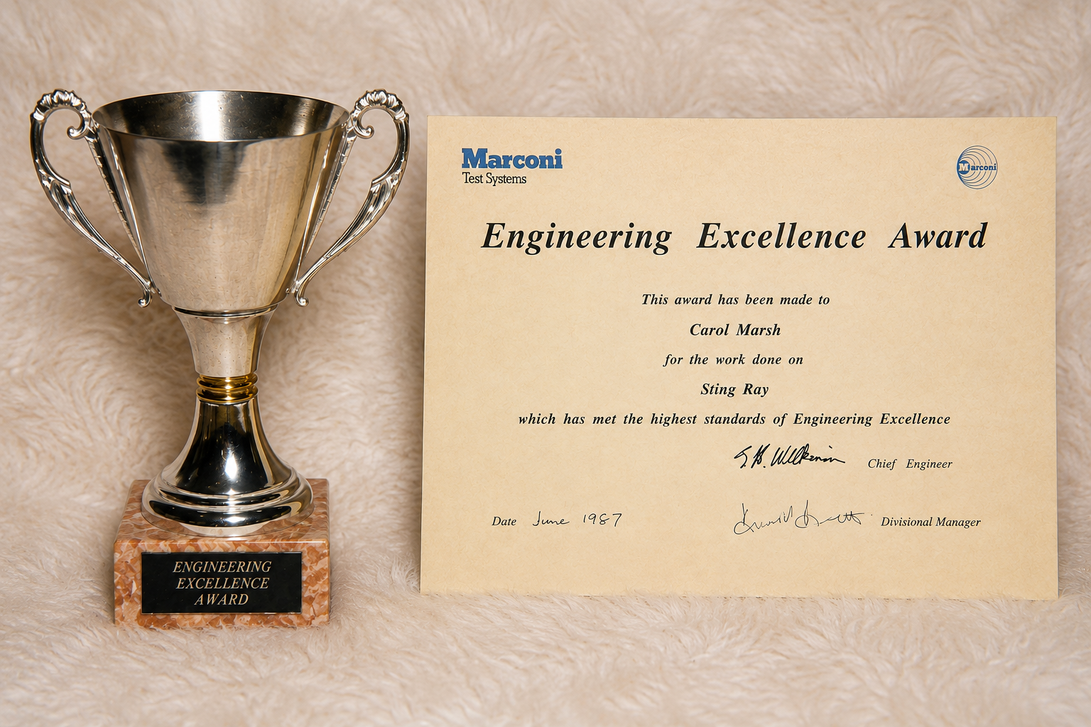 1987 Marconi Engineering Excellence Award